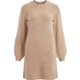 Object Rund hals Kjoler Object Collector's Item Eve Nonsia Ballon Sleeved Knitted Dress - Incense