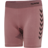 Hummel Pink Bukser & Shorts Hummel First Seamless Short Tights Women - Dusty Rose