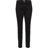 Selected Chinos - Dame Bukser Selected Miley Tapered Fit Chinos - Black