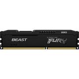 4 GB - DDR3 - Sort RAM Kingston Fury Beast Black DDR3 1600MHz 4GB (KF316C10BB/4)