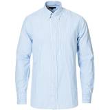 Eton Herre - L Skjorter Eton Striped Royal Oxford Shirt - Light Blue