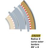 Scalextric Tilbehør & Reservedele Scalextric Radius 2 Curve Outer Borders 45x4 C8228