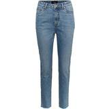 Vero Moda 26 Bukser & Shorts Vero Moda Brenda High Waist Straight Jeans - Light Blue Denim