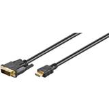DVI - PVC Kabler MicroConnect HDMI - DVI-D 1m