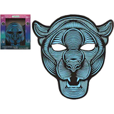Sort Ansigtsmasker Kostumer Th3 Party Mask LED Panter