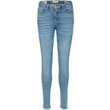 Selected 32 Bukser & Shorts Selected Super Stretchig Skinny Fit Jeans - Blue/Medium Blue Denim