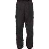 Vaude 48 - Polyester Tøj Vaude Fluid Full-Zip Pants II - Black