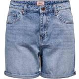 14 - Dame Shorts Only Phine Life Denim Shorts - Blue/Blue Light Denim