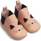 29 Babysko Liewood Edith Leather Slippers - Cat Rose