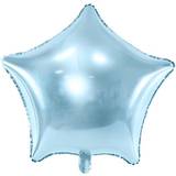 PartyDeco Foil Ballons Star 48cm Sky Blue