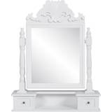Træ Toiletborde vidaXL Vanity Makeup White Toiletbord 12.5x60cm