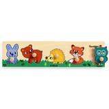 Knoppuslespil Djeco Forest Animals 5 Pieces