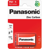 9V (6LR61) - Batterier Batterier & Opladere Panasonic Zinc Carbon 9V
