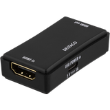 HDMI - USB B micro Kabler Deltaco HDMI-HDMI/USB Micro B F-F Adapter