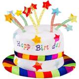 Multifarvet Hovedbeklædninger Boland Rainbow Pie Happy Birthday Hat