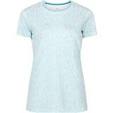 32 - Blomstrede - Blå Overdele Regatta Women's Fingal Edition T-Shirt - Cool Aqua Floral