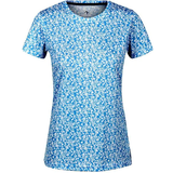48 - Blomstrede - Blå Overdele Regatta Women's Fingal Edition T-Shirt - Blue Aster Floral Bloom