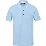 Regatta Herre T-shirts & Toppe Regatta Talcott II Pique Polo Shirt - Powder Blue/White
