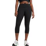 Nike Slim Bukser & Shorts Nike Fast Mid-Rise Crop Running Plus Size Leggings Women - Black