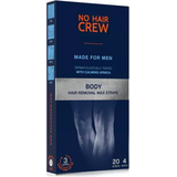 Beroligende Voks Hair Crew Body Hair Removal Wax Strips 20-pack
