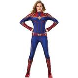 Damer - Superhelte & Superskurke Dragter & Tøj Kostumer Rubies Captain Marvel Kostume