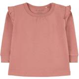 Fixoni T-shirts Fixoni Ruffle Detail T-Shirt - Pink