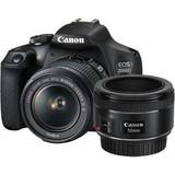 Spejlreflekskameraer Canon EOS 2000D + 18-55mm IS II + 50mm STM