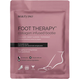 Dermatologisk testet Fodmasker Beauty Pro Foot Therapy Collagen Infused Bootie with Removable Toe Tip 17ml