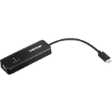 3,1 - Kabeladaptere - Sort Kabler Trendnet USB C- RJ45 Adapter M-F