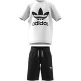 104 - Piger Øvrige sæt adidas Kid's Adicolor Shorts &Tee Set - White/Black (GP0194)