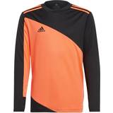 Orange - XS Børnetøj adidas Squadra 21 Goalkeeper Jersey Kids - Black/App Solar Red