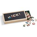 Trælegetøj Magnetiske symboler Micki Magnetic Letters + Box Senses
