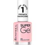 Gellakker Rimmel Super Gel French Manicure #091 English Rose 12ml