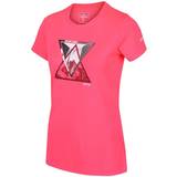 26 - Dame - Pink T-shirts & Toppe Regatta Women's Fingal V Graphic T-Shirt - Neon Pink