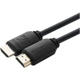 MicroConnect HDMI-kabler - Rund MicroConnect Ultra High Speed HDMI-HDMI 2.0 3m