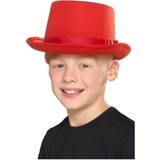 Cirkus & Klovne Hovedbeklædninger Smiffys Kids Top Hat Red