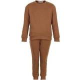 Minymo Piger Overdele Minymo Sweat Set 2-pack - Brown (5751-208)