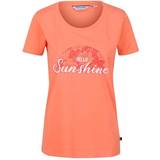 8 - Orange Overdele Regatta Women's Filandra IV Graphic T-shirt - Fusion Coral