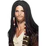 Pirater Parykker Smiffys Pirate Wig Black