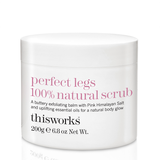 Udglattende Fodscrub This Works Perfect Legs 100% Natural Scrub 200g