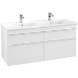 Dobbelte håndvaske Villeroy & Boch Venticello 4 Drawers, White