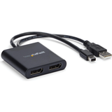 DisplayPort mini Kabler StarTech DisplayPort Mini/USB A-2DisplayPort M-F 0.2m