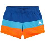 Orange Badebukser Børnetøj adidas Boy's Colorblock Swim Shorts - Royal Blue/Screaming Orange (GQ1066)
