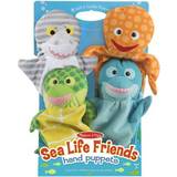 Melissa & Doug Sea Life Friends Hand Puppets Set of 4