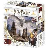 3D puslespil Harry Potter Hogwarts & Hedwig 3D Puzzle 500 Pieces