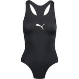 Elastan/Lycra/Spandex Badedragter Puma Women's Racerback Swimsuit - Black
