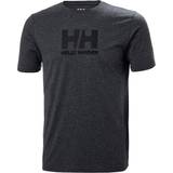 Helly Hansen Overdele Helly Hansen Logo T-shirt - Ebony Melange
