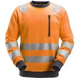 Fleece - Orange Overdele Snickers Workwear AllroundWork Hi-Vis Sweatshirt - Hi Vis Orange