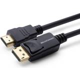 DisplayPort - PVC Kabler MicroConnect Displayport-HDMI 1.2 10m