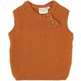 12-18M Strikkede veste Minymo Sweater Vest - Glazed Ginger (111596-2852)
